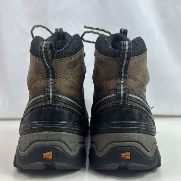 Keen Gypsum Brown Leather Waterproof Lace Up Trail Men’s Hiking Boots - Picture 5 of 14